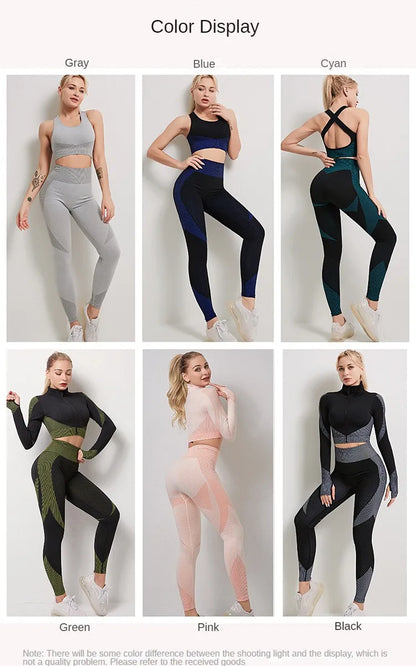 Conjunto de gimnasio, ropa de Fitness, chándal, conjuntos de entrenamiento para mujer
