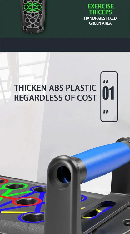 Tabla de flexiones multifuncional portátil, un equipo de entrenamiento muscular para gimnasio en casa, una herramienta de ayuda para ejercicios de estiramiento plegable.