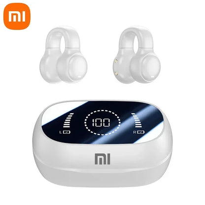 XIAOMI-auriculares inalámbricos con Bluetooth, cascos de conducción ósea con cancelación de ruido y micrófono para deportes, estuche de carga