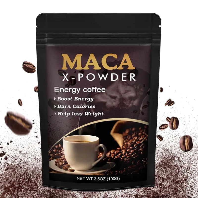 BEWORTHS Café de raíz de maca: suplemento de energía natural, apoya el rendimiento y la motivación atlética, construye los músculos y fortalece