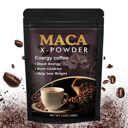 BEWORTHS Café de raíz de maca: suplemento de energía natural, apoya el rendimiento y la motivación atlética, construye los músculos y fortalece