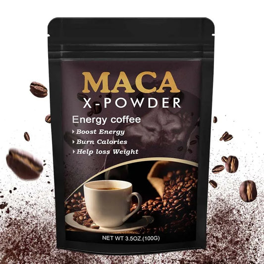 BEWORTHS Café de raíz de maca: suplemento de energía natural, apoya el rendimiento y la motivación atlética, construye los músculos y fortalece