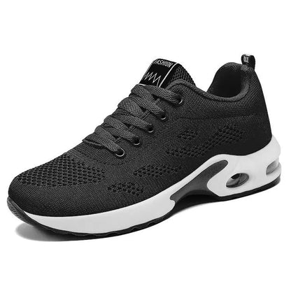 Zapatos de mujer, zapatillas informales, suela blanda, zapatos informales transpirables de malla, zapatos de viaje ligeros para correr, zapatos de verano para mujer