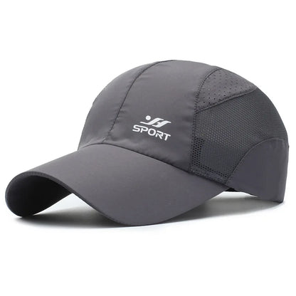 Manténgase protegido con estilo: gorra de béisbol con protección UV con parte superior suave de secado rápido, correa transpirable para senderismo, pesca y exteriores
