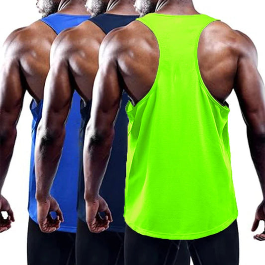 Camiseta sin mangas para correr para hombre, chaleco deportivo de verano para gimnasio, camiseta sin mangas de entrenamiento de secado rápido, camisetas de entrenamiento para hombre, camiseta sin mangas para culturismo y Fit