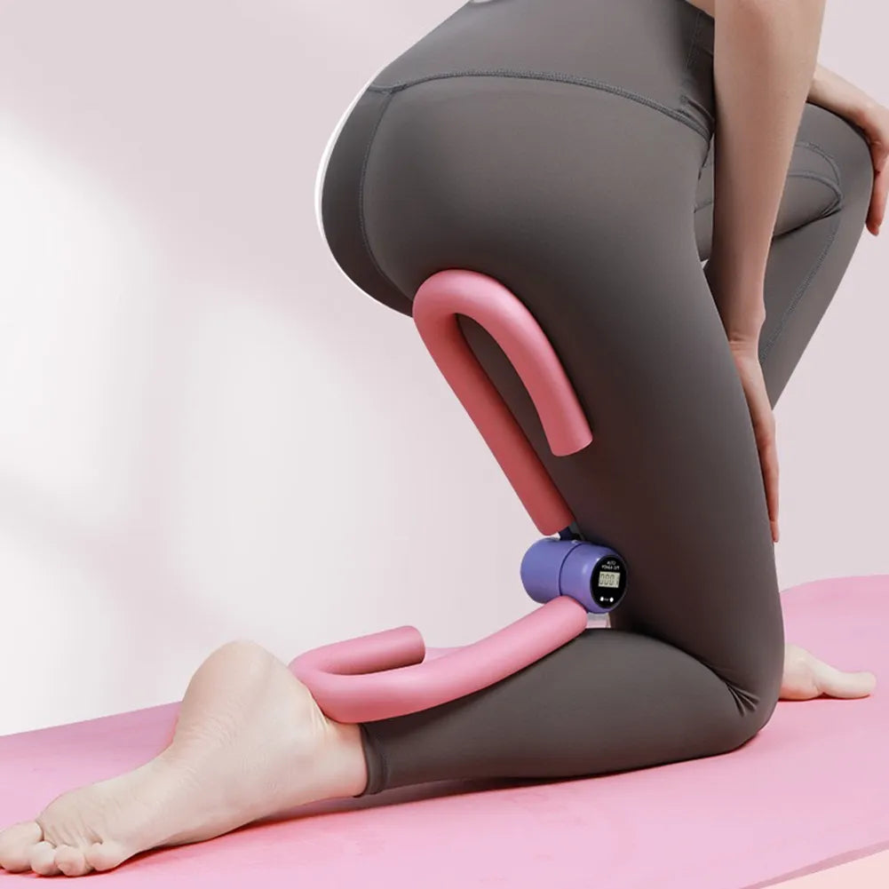 Entrenador de cadera con contador Digital, entrenadores de piernas, suelo pélvico, fuerza muscular, ejercitador de piernas ajustable, equipo de Fitness interior del muslo