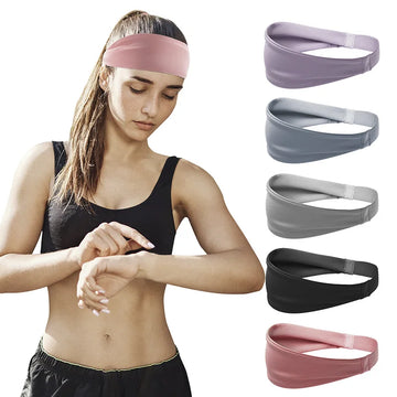 Sweat-absorbent sports headband for running, fitness forehead protector, headband, new basketball spring for men and women