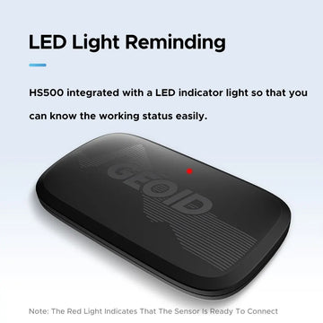 GEOID HS500 Monitor de ritmo cardíaco equipo de Fitness Ant Bluetooth Sensor de ritmo cardíaco con correa para el pecho seguimiento luz LED