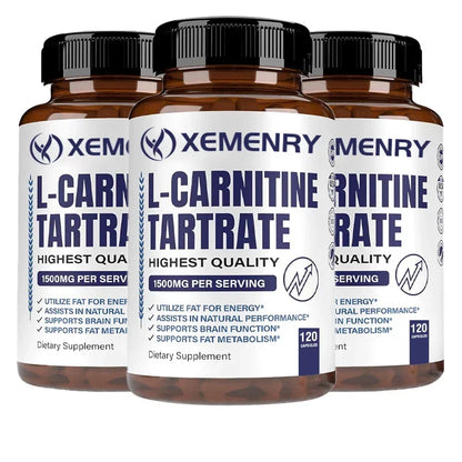 Tarrato de L-carnitina: apoya el metabolismo, el quemador de grasa, promueve el crecimiento muscular, alivia la fatiga, apoya la salud cardiovascular