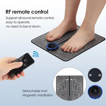 Almohadilla masajeadora de pies eléctrica, entrenador de relajación de masaje muscular para masaje, Fitness, deporte al aire libre, relajación familiar en casa