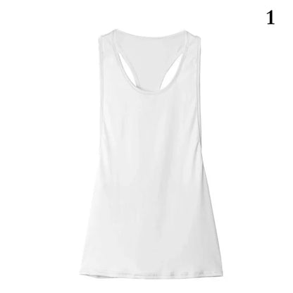 Camiseta deportiva nueva para mujer, camiseta sin mangas deportiva para Fitness, parte trasera en forma de T, camiseta sin mangas ajustada de secado rápido para correr, abrigo